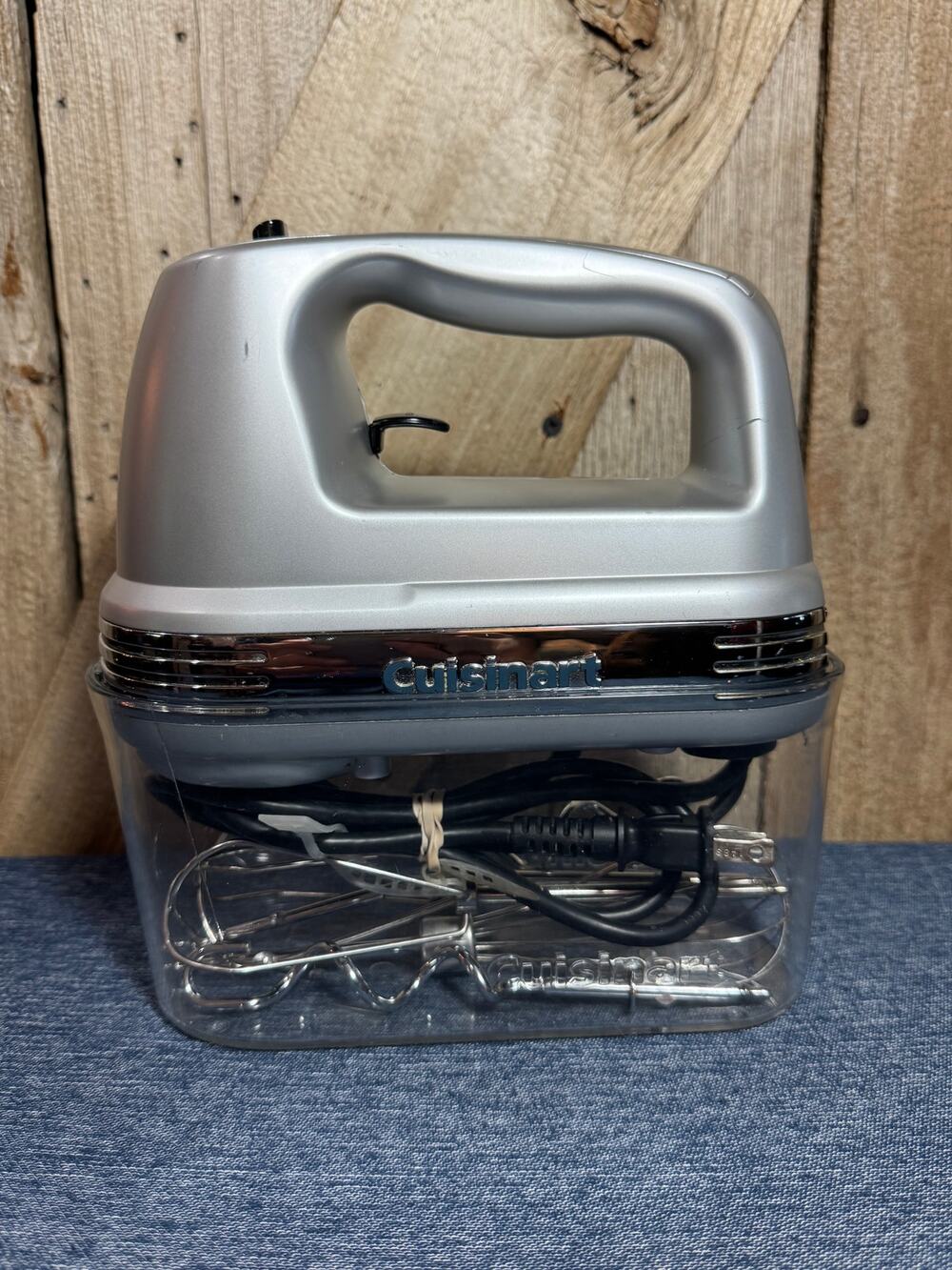 Cuisinart Power Advantage PLUS 9-Speed Hand Mixer in Brushed Chrome Storage Case